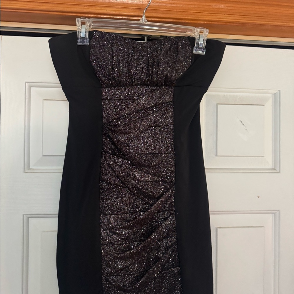 Elegant Black and Silver Dress